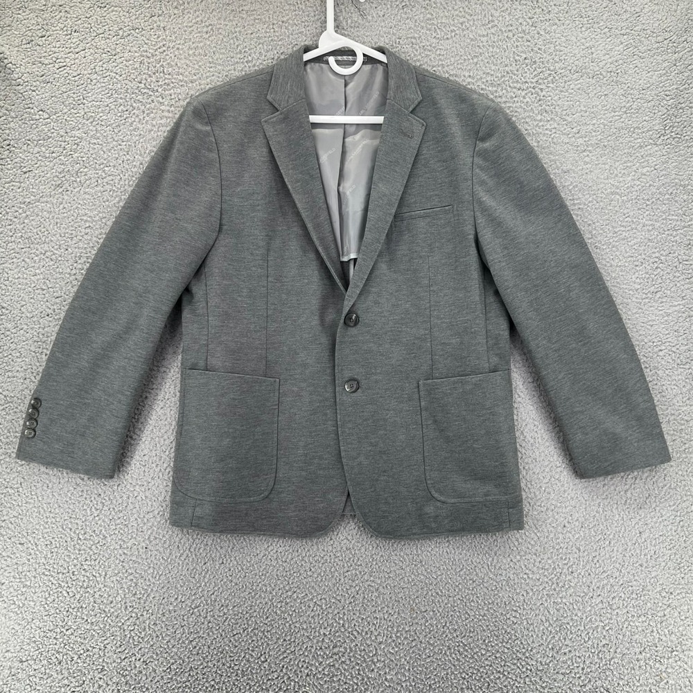 KARL LAGERFIELD Sport Coat Blazer Men's 42S Two Button Gray Single Vent
